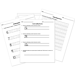 free handwriting practice sheets for kids print cursive and spelling