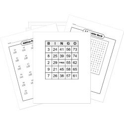 Free Printable Math Worksheet and Game Generators - HelpTeaching.com